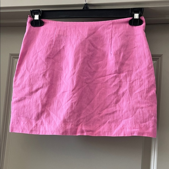 H&M Hot Pink Mini Skirt with Side Slit - Picture 3 of 4